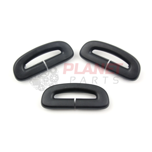 Ford Falcon FG FGX Rear Parcel Shelf Seat Belt Bezel Trim Kit (3 Piece)