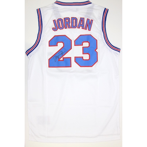 MICHAEL JORDAN Hand Signed Tune Squad SPACE JAM Singlet Jersey with COA
