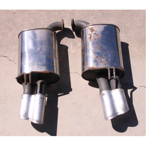 USED Walkinshaw Holden VE-VF Commodore Mufflers BILLET TIPS (Pair) (Sedan & Wagon)