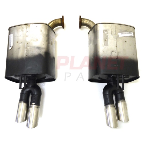 Holden VE Commodore AFM Twin-Tip Sedan/Wagon Mufflers (Pair) (Flange Connection)