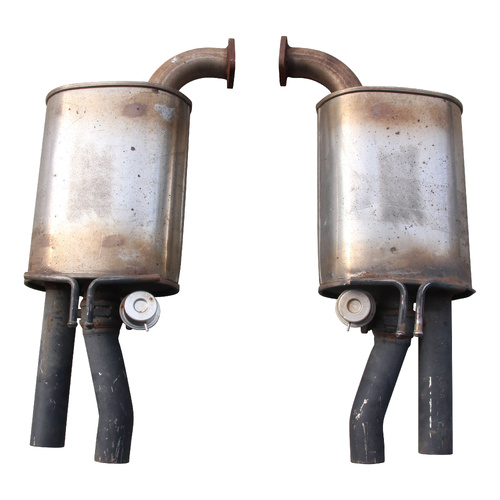 USED HSV Maloo VE (2012+) & VF V8 Bi-Modal Exhaust Mufflers Pair (Ute)