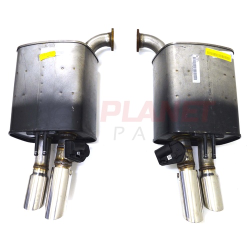 Holden VF Commodore Series 2 Sedan/Wagon Electric Bi-Modal Mufflers (Pair) (Flange Connection)