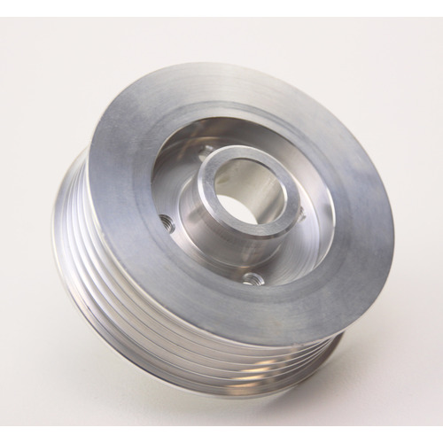 Ford Falcon BA BF FG FGX BARRA BILLET UNDERDRIVE Alternator Pulley (inc. XR6 Turbo) SILVER/RAW