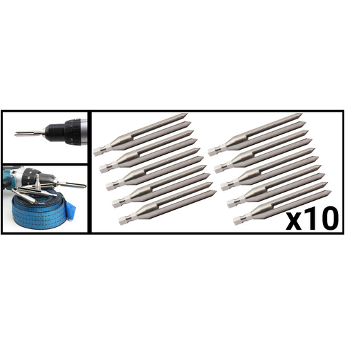 TEN Tie Down Strap Winder Tool - Hand Held Portable Cordless Drill Tool Hex Head