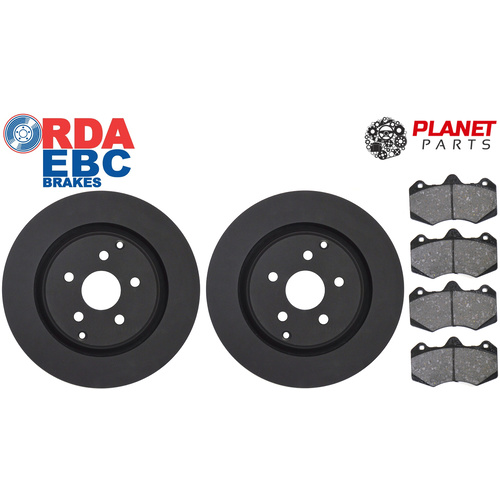 HSV E-Series (E1, E2, E3) Front Brake Discs and CERAMIC Brake Pads 365mm (Pair) (RDA7374)