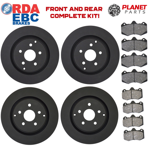 HSV E-Series (E1, E2, E3) Front & Rear Brake Discs and CERAMIC Brake Pads 365mm & 350mm SET