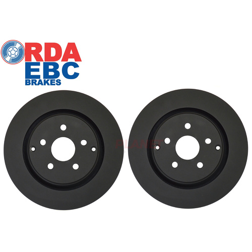 HSV E-Series (E1, E2, E3) Rear Brake Discs 350mm DIMPLED & SLOTTED (Pair) (RDA7376)