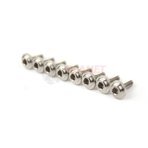 Ford Falcon FG FGX BARRA Coil Cover Titanium Bolts SET SILVER/RAW XR6 Turbo 4.0L 6 Cyl