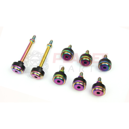 Ford Falcon BA BF FG FGX BARRA Cam Cover Titanium Bolts SET RAINBOW XR6 Turbo 4.0L 6 Cyl