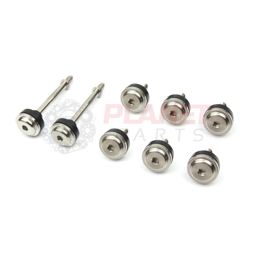 Ford Falcon BA BF FG FGX BARRA Cam Cover Titanium Bolts SET SILVER/RAW XR6 Turbo 4.0L 6 Cyl