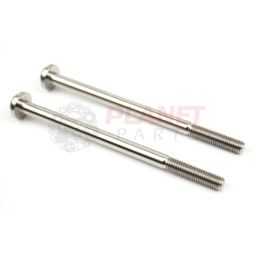 Ford Falcon BA BF FG FGX BARRA Top Timing Cover Titanium Bolts SET SILVER/RAW XR6 Turbo 4.0L 6 Cyl