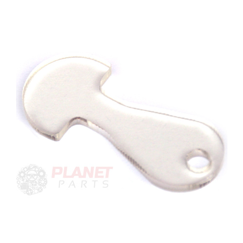 Removable Trolley Coin/Token Key X1 (Clear/Transparent)