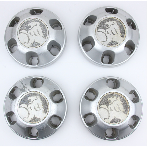 USED SET OF 4 Holden RC Colorado (2008-2011) CENTRE CAPS to suit Steel Wheel Rim 15"x6.5"