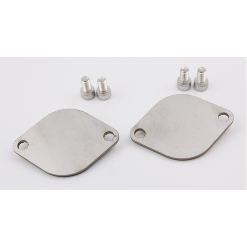Ford Falcon BA BF FG FGX BARRA VCT Blank-Off Plates (inc. XR6 Turbo) PAIR STAINLESS